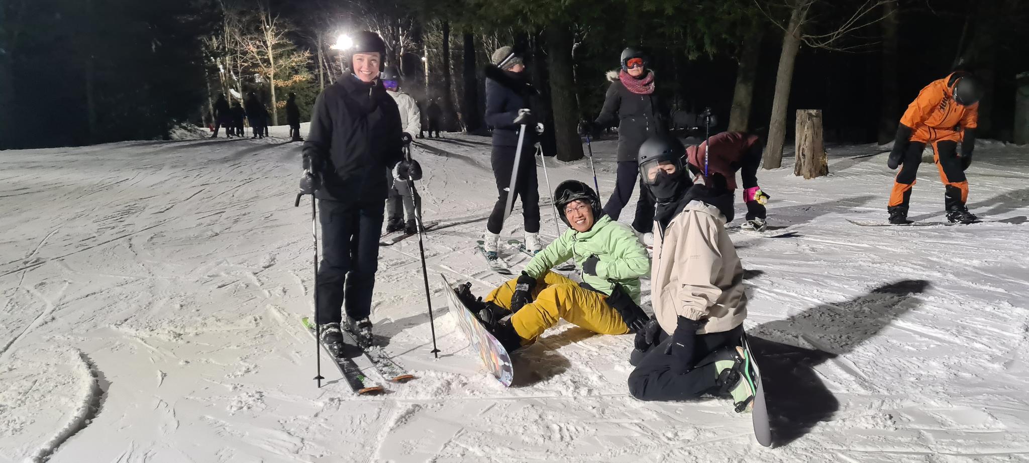 GPTZero team employees at an offsite at Blue Mountain