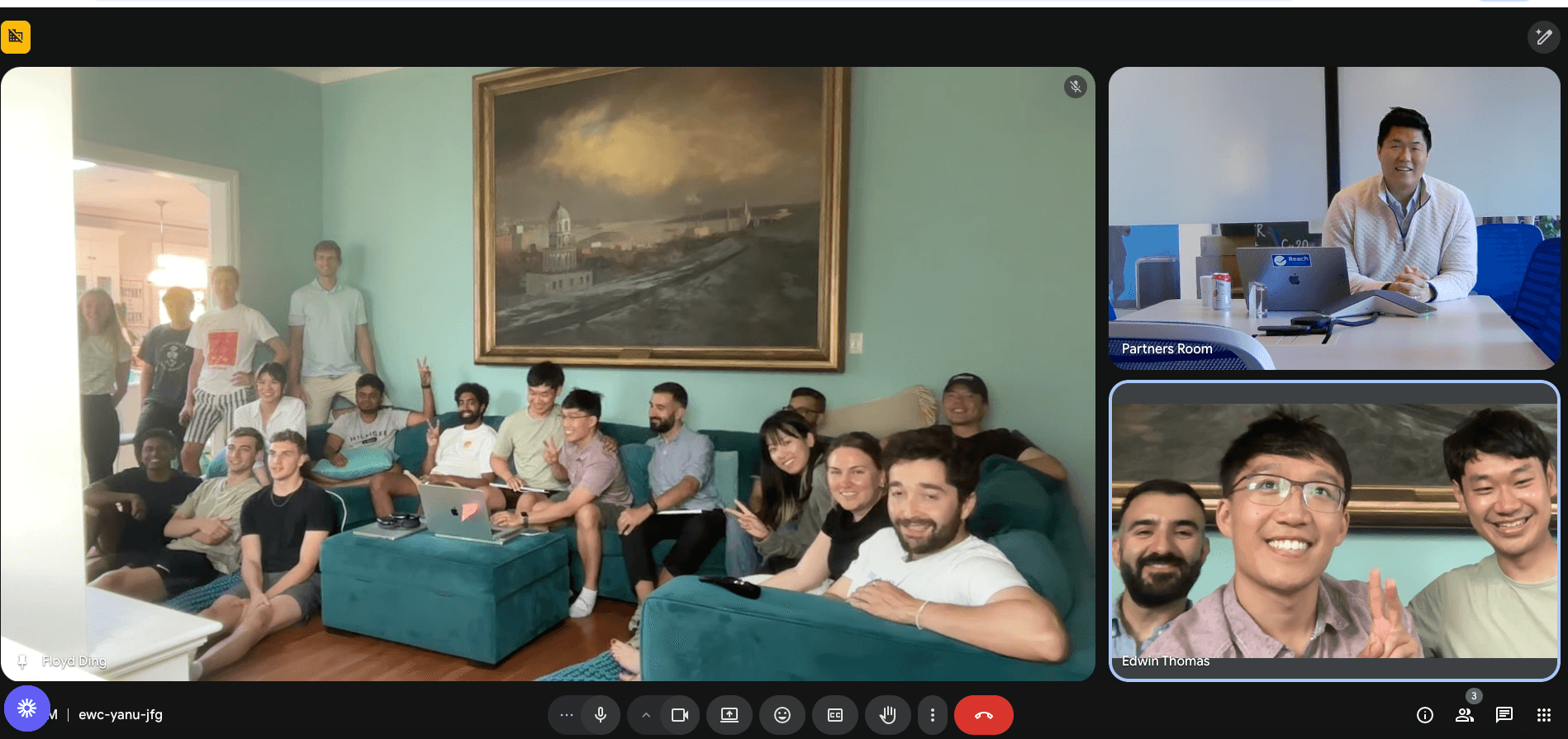 GPTZero team employees at an offsite at Nova Scotia