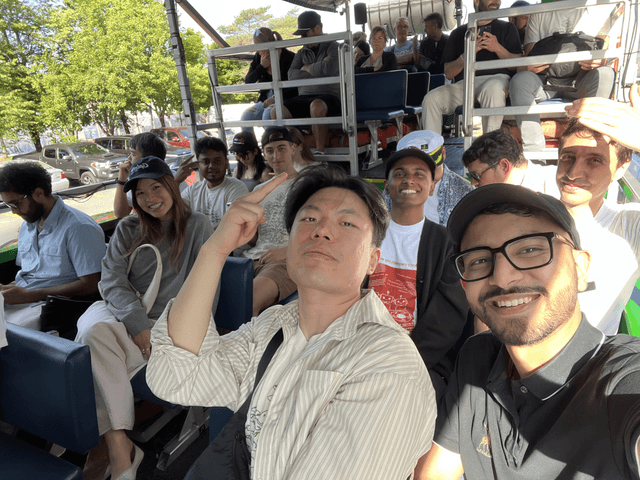 GPTZero team employees at an offsite in Halifax