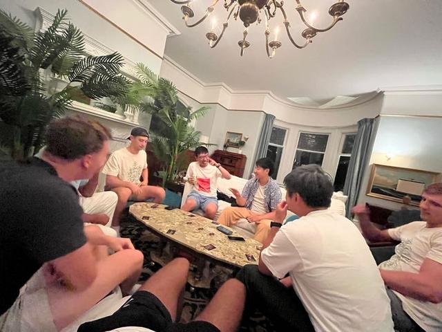 GPTZero team employees at an offsite in Halifax