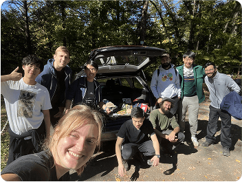 GPTZero team employees at an offsite in Toronto